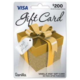 Vanilla Visa $200 Gift Card