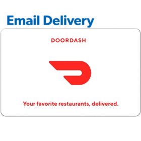 DoorDash $25 Email Delivery Gift Card