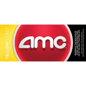 2 AMC Theatres Yellow Tickets