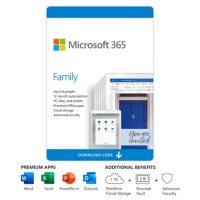 Microsoft 365 Family McAfee LiveSafe Bundle 
