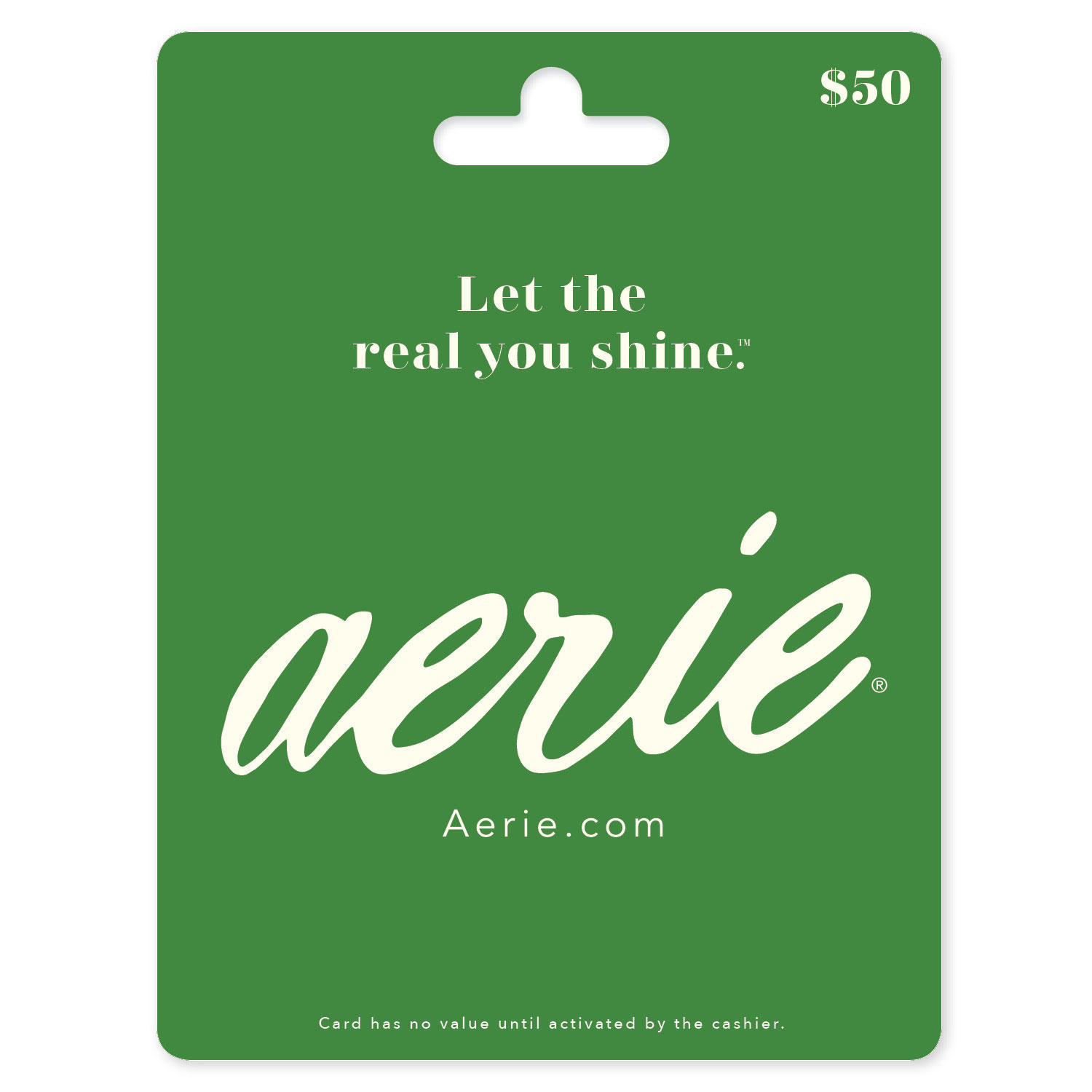 Aerie by American Eagle $50 Value Gift Card