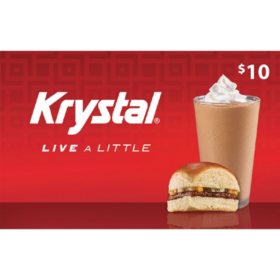 Krystal Burger $30 Value Gift Cards - 3 x $10