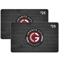 Granite City Brewery $50 Value Gift Cards - 2 x $25