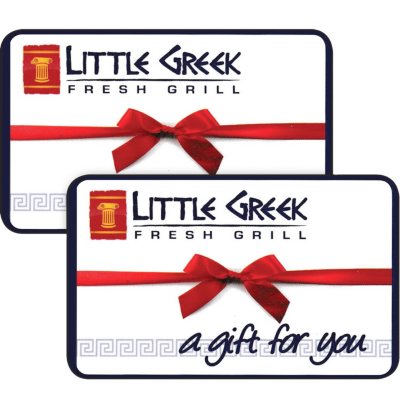 Little Greek Fresh Grill 50 Value Gift Cards 2 x 25 Sam's Club