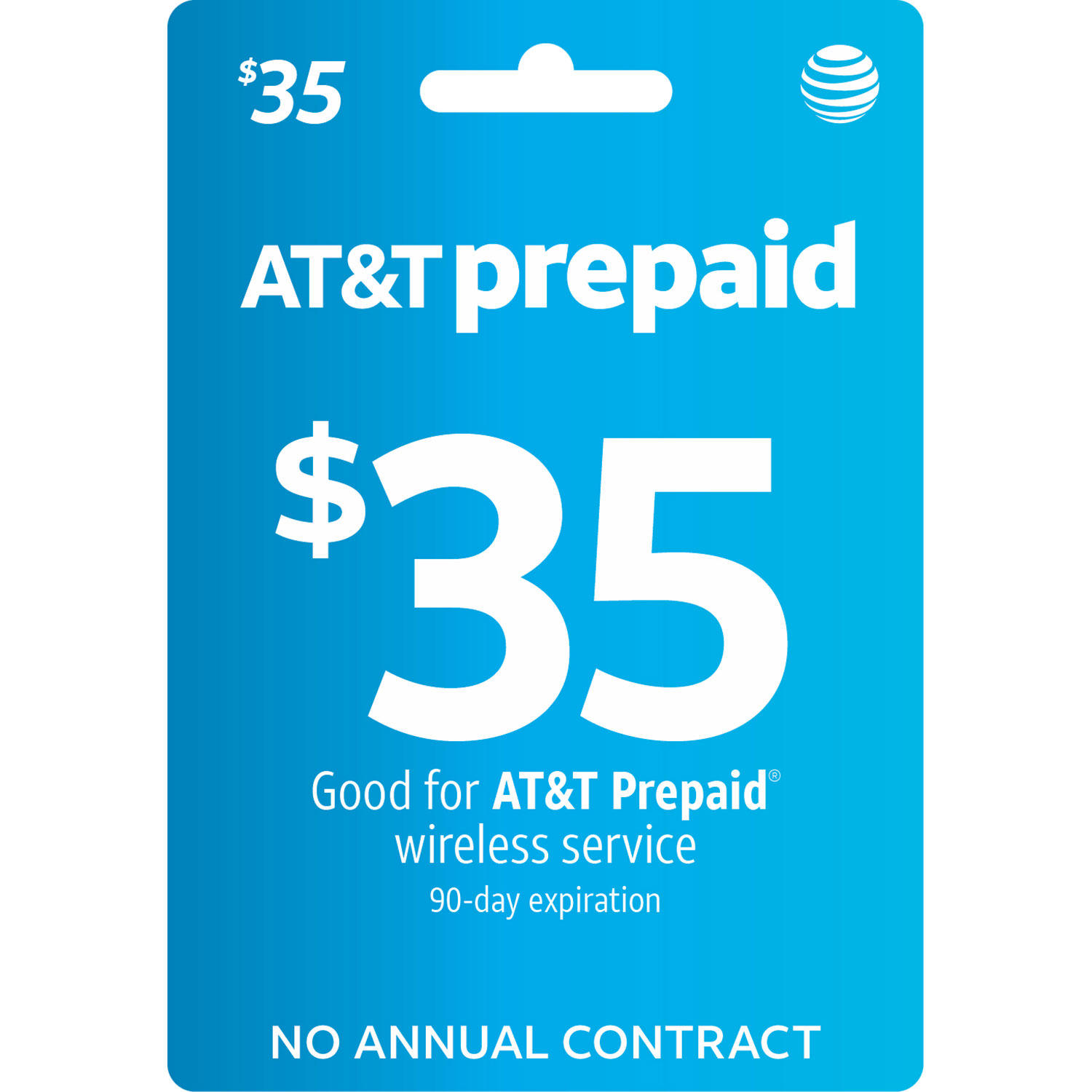 AT & T Refill Email Delivery Gift Card, $35