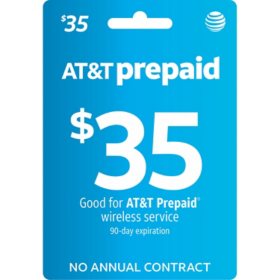 AT&T Prepaid Email Delivery Phone Card, Various Amounts 