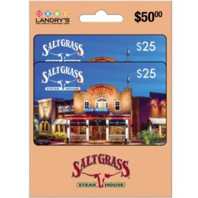 Saltgrass Steak House $50 Gift Card Multi-Pack