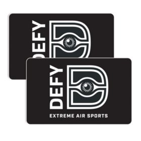 Defy Extreme Air Sports $50 Value Gift Cards - 2 x $25