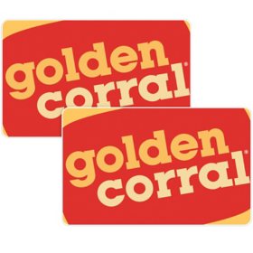 Golden Corral $50 Gift Card Multi-Pack, 2 x $25