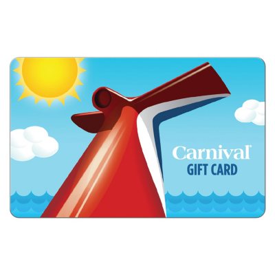 sam's club carnival cruise gift card