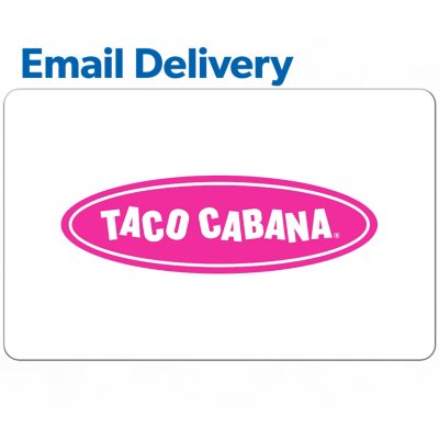 Taco Cabana $50 Email Delivery Gift Card
