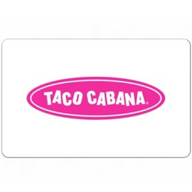 Taco Cabana $50 Email Delivery Gift Card