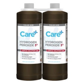 Care Hydrogen Peroxide 3% 32 oz., 2 pk.