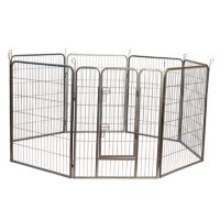 Iconic Pet Metal Tube Pen Dog Exercise and Training Playpen (Choose Your Size)