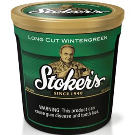 Stoker's Long Cut Wintergreen 1.2 oz., 5 pk.