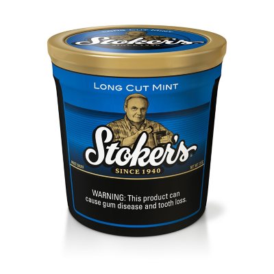 Stoker S Long Cut Mint Moist Snuff 12 Oz Tub Sam S Club