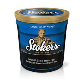 Stokers Mint Long Cut Tub Moist Tobacco 12 oz.