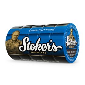 Stoker's Long Cut Mint Tobacco 1.2 oz., 5 pk.