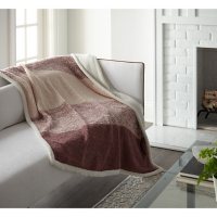 Crafted by Catherine Ombre Eyelash Sherpa Throw, 50" x 60" (Assorted Colors)