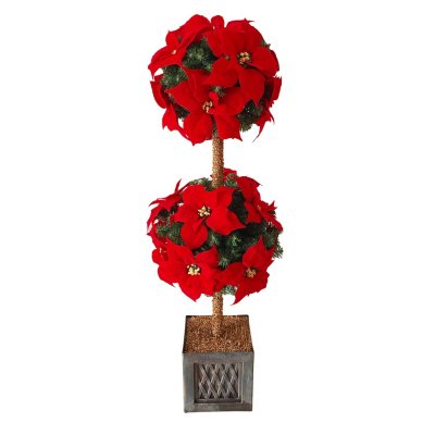 42" Poinsettia Topiary Sam's Club