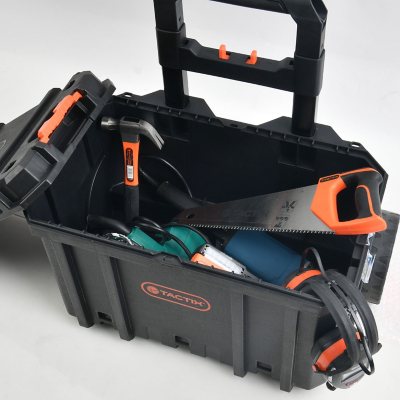 Stackable Mobile Tool Box with Wheels - 6787731