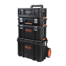 TACTIX 4-in-1 Rolling Tool Box System