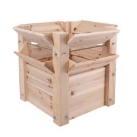 25"L Raised Bed Wooden Planter