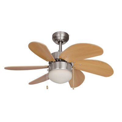 Hardware House Monterey 30 Ceiling Fan Satin Nickel Finish