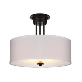 Hardware House Lexington Semi Mount Ceiling Light Fixture Oil Rubbed Bronze Sam S Club