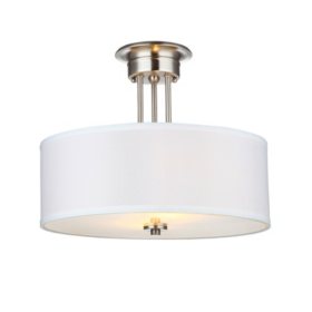 Hardware House Lexington Semi Mount Ceiling Light Fixture Satin Nickel Sam S Club