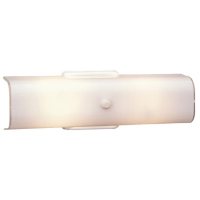Hardware House Rectangular 2-Light Bath Light - White