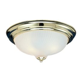 Hardware House 2 Light Flush Mount Ceiling Fixture