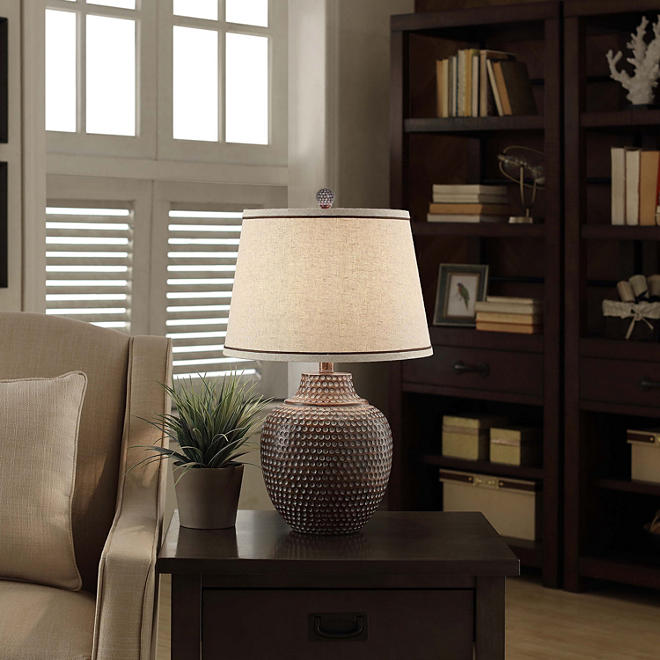 Carlin Collection Hammered Table Lamp