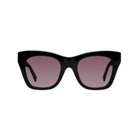 Christian Siriano Hutton Women's Sunglasses, Shiny Black