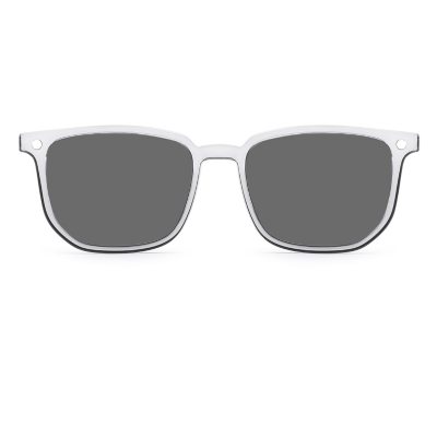 Eyewear For The Earth Rocky Men's Rectangular Clip On Sunglasses