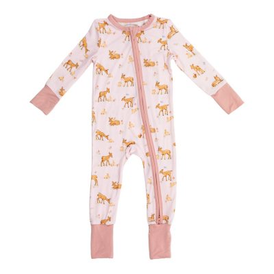 2-Way Zipper Romper Little Fawn 3-6M:- Little Fawn, 3-6M