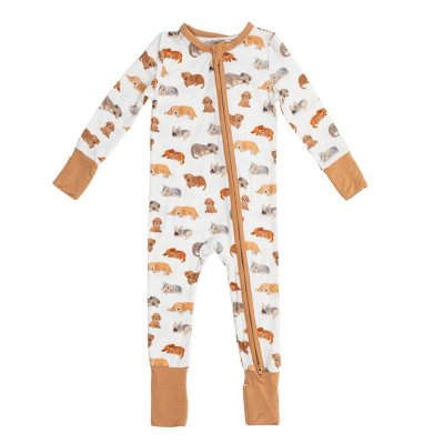 Angel Dear 2-Way Zipper Romper Napping Puppies 12-18M:- Napping Puppies, 12-18M