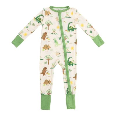 Angel Dear 2-Way Zipper Romper Love Dinos 3-6M:- Love Dinos, 3-6M