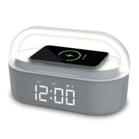 Bwell Bliss Sound 3-in-1 Alarm Clock w/ Sleep Machine & Bluetooth Speaker