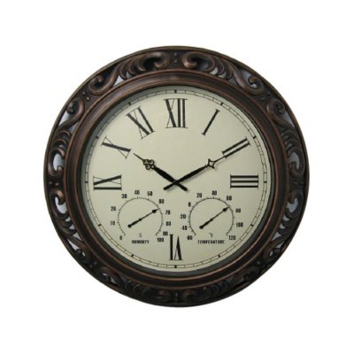 Wall Clock with Thermometer and Hygrometer Sam s Club