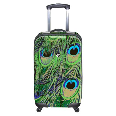 Peacock store luggage set