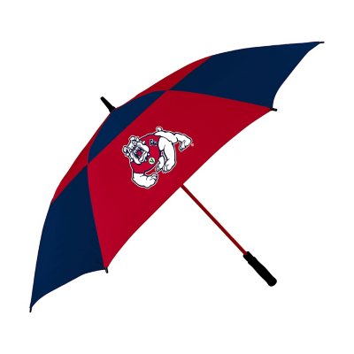 Logo Brands NCAA 62' Oversized Umbrella - Fresno St Bulldogs:- Fresno State Bulldogs