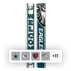 Logo Brands Officially Licensed NFL Reversible Porch Greeter Sign , Assorted Teams