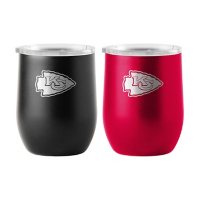 Logo 2-Pack 16 oz. Etched Stainless Tumblers - Kansas City Chiefs