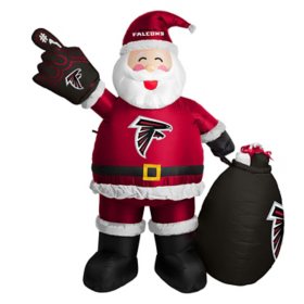 Logo Brands Officially Licensed NFL Inflatable Santa