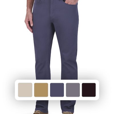 IRON PATRIOT 5 POCKET TWILL PANT - NAVY 42X32:- 42X32, Navy