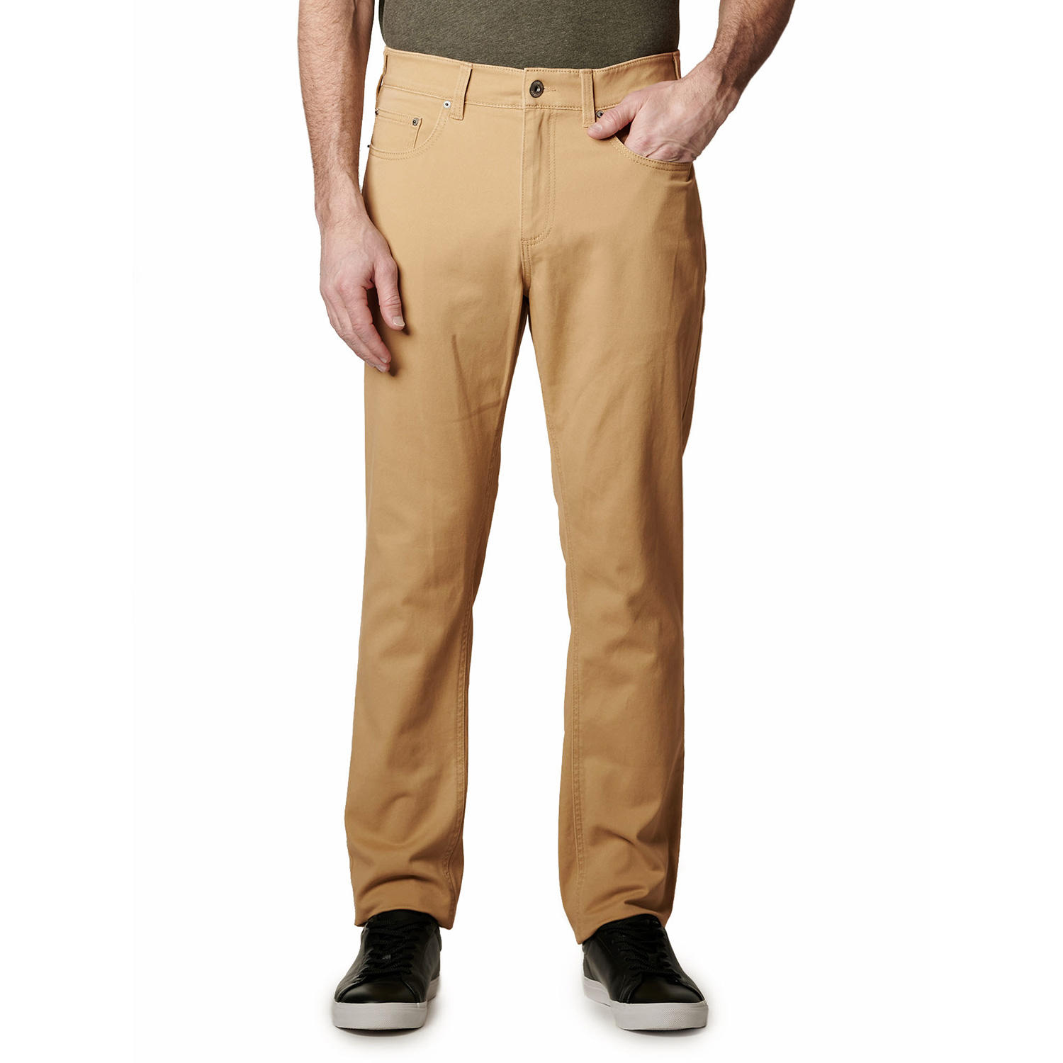 IRON Clothing PATRIOT Comfort Flex Waistband 5 Pocket Stretch Twill Pant - Desert Camel 40x30