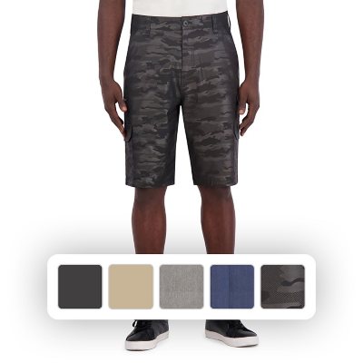 IRON Clothing Men's Hybrid Short Blackout Camo 30