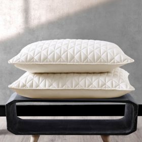 Valeron Palermo Tencel Modal Luxury Performance Quilted Sham Set (Assorted Colors & Sizes)
