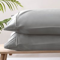 Brielle Home Tencel Lyocell Sateen Pillowcase Set (Assorted Colors & Sizes)